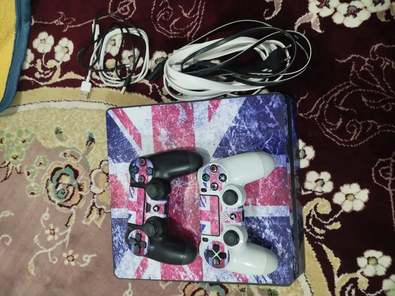 پلی استیشن 4 اسلیم دو دسته....|کنسول، بازی ویدئویی و آنلاین|نورآباد, |دیوار