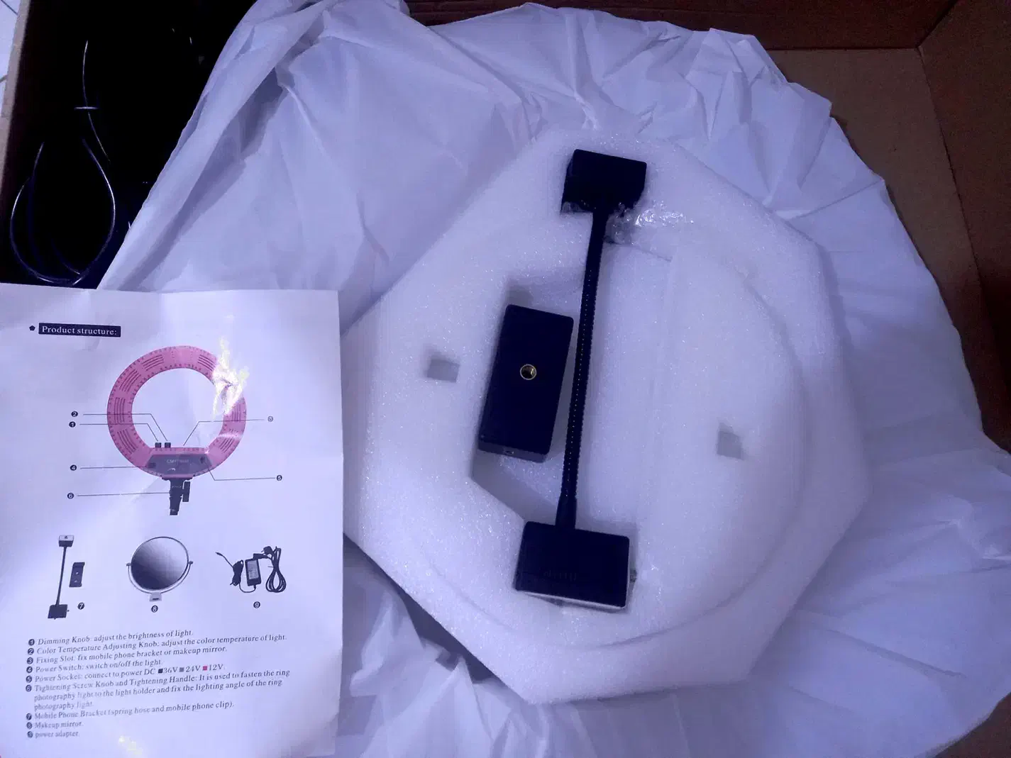 رینگ لایت خارجی با آیینه مدل CM1708M|دوربین عکاسی و فیلمبرداری|تهران, مدائن|دیوار