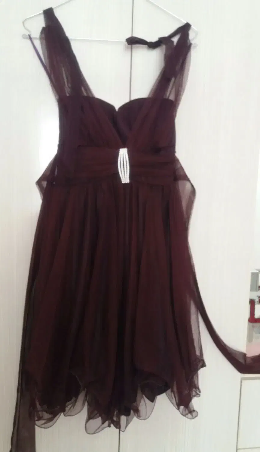 لباس ۲ مجلسی دخترانه حریر توری آسر دار|لباس|کرمانشاه, |دیوار