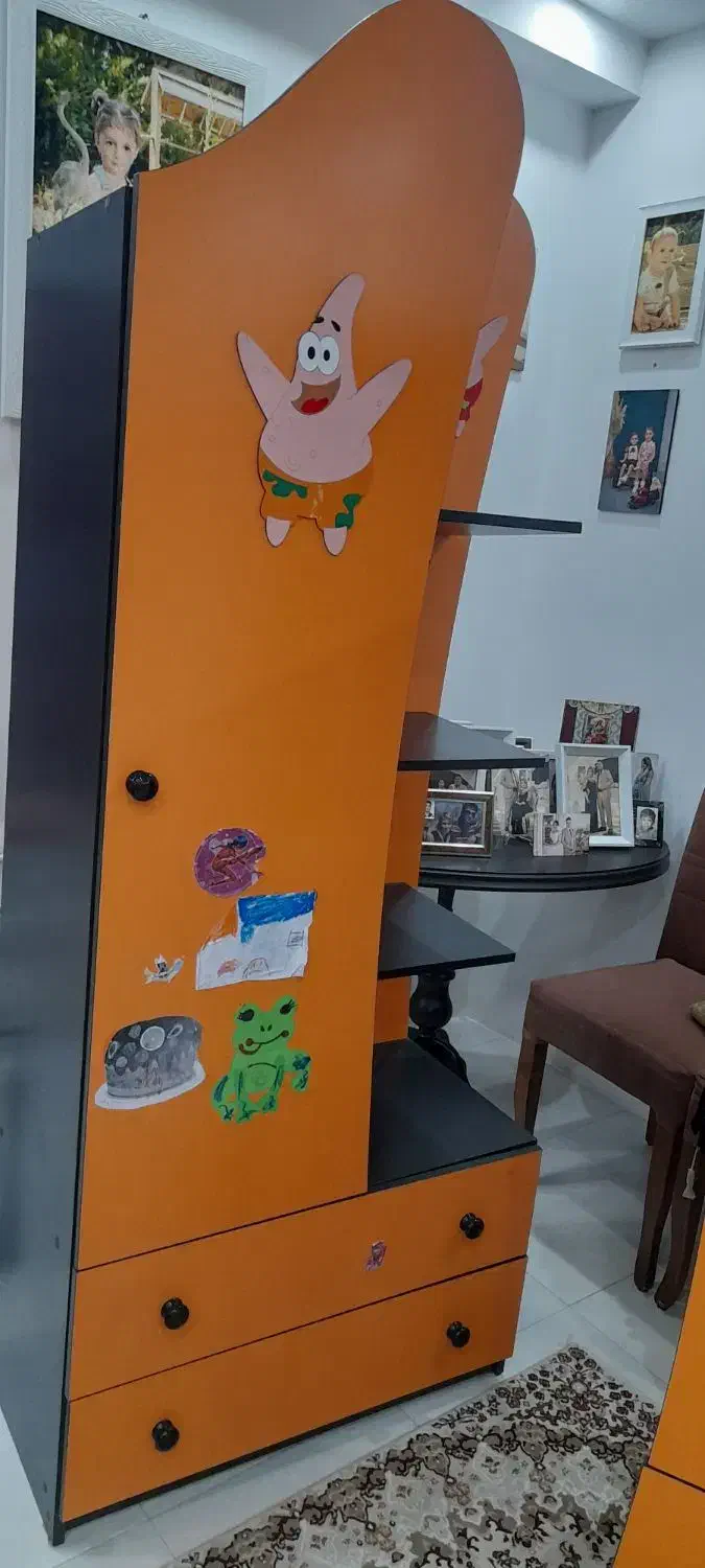 کمد دو تیکه کودک|جاکفشی، کمد، دراور|بندر انزلی, سامانسر|دیوار