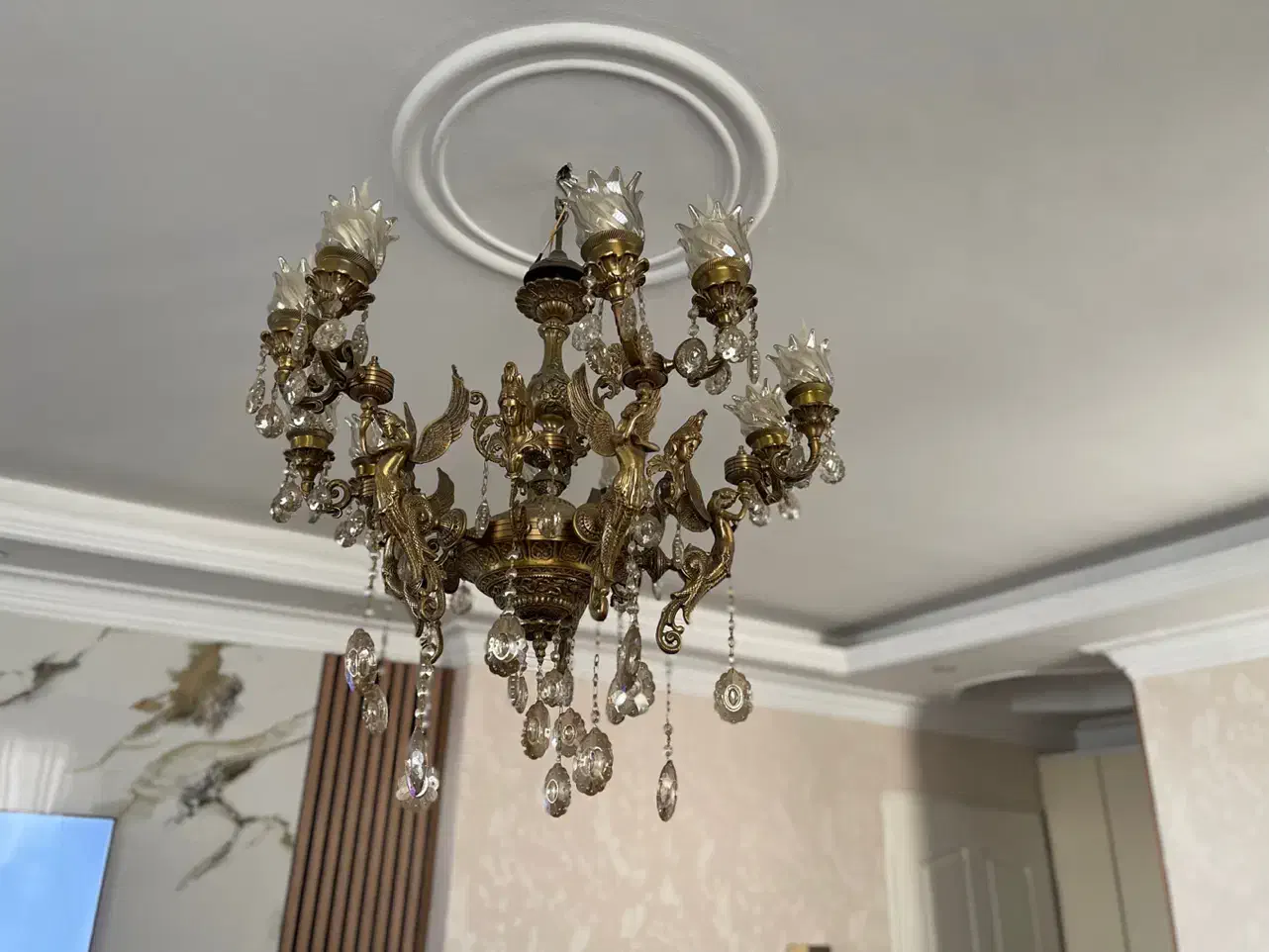 لوستر ۵ شاخه ۱۰ شعله|لوستر و چراغ آویز|اندیشه, اندیشه فاز ۱|دیوار