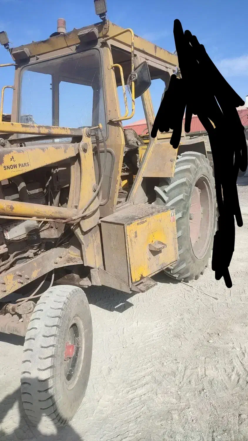 تراکتور رومانی با بیل سنو پارس با قولنامه محضری|خودرو سنگین|مبارکه, |دیوار