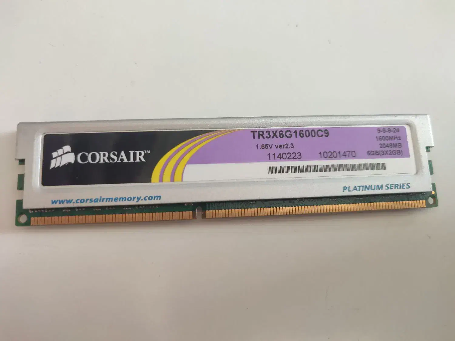 ۴ عدد رم ۲ گیگ ddr3 مارک CORSAIr|قطعات و لوازم جانبی رایانه|فردیس, شهرک ارم|دیوار