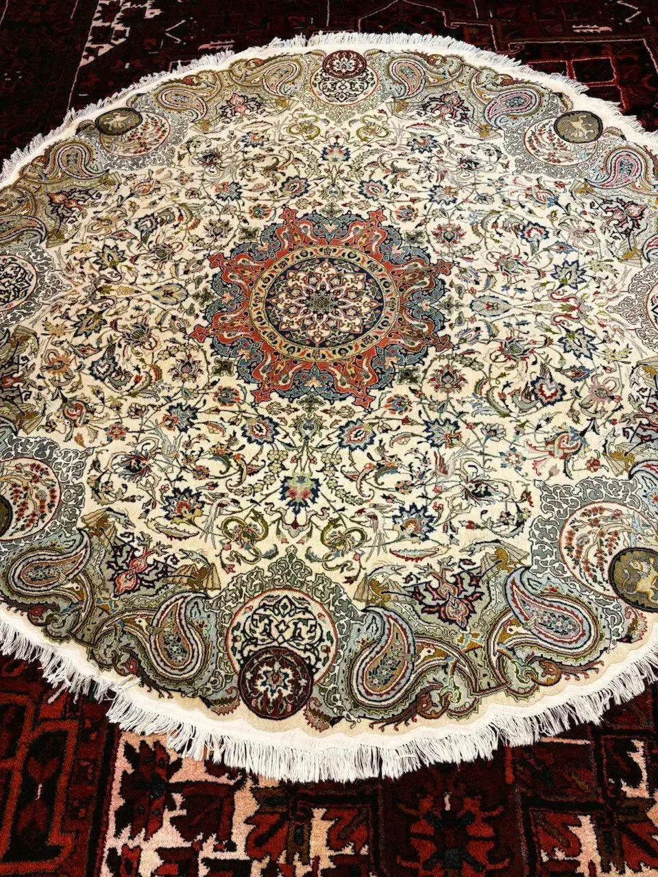 ۳/۵متری گردتبریز۵۰رج آنتیک(فرش خیام)|فرش|کرج, کوی امامیه|دیوار