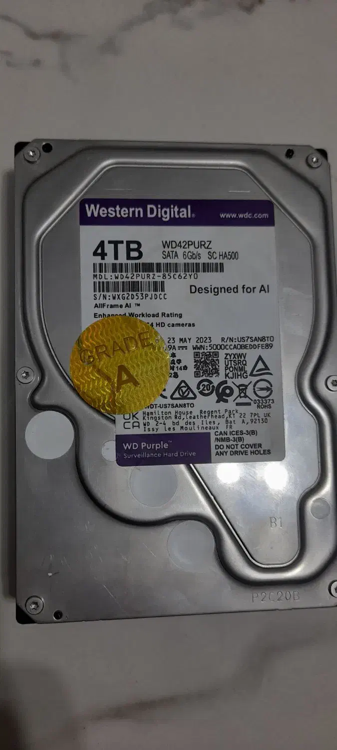 هارد چهارترا وسترن بنفش|قطعات و لوازم جانبی رایانه|قائمشهر, |دیوار