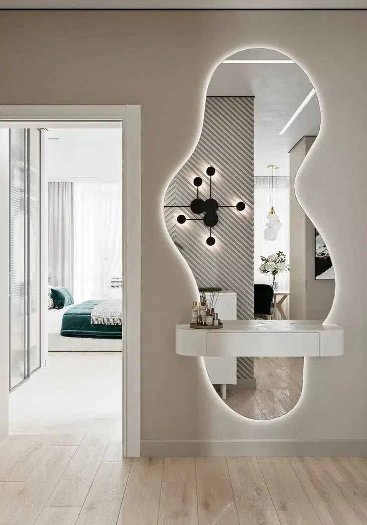 آیینه دو تراش دگر ریخت|آینه|کرمانشاه, |دیوار