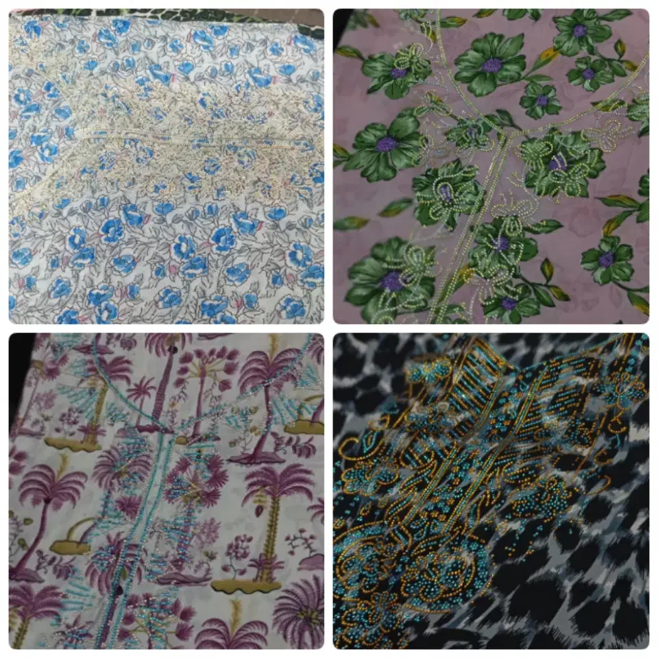 پارچه های نگینی ومخور|لباس|لار, |دیوار