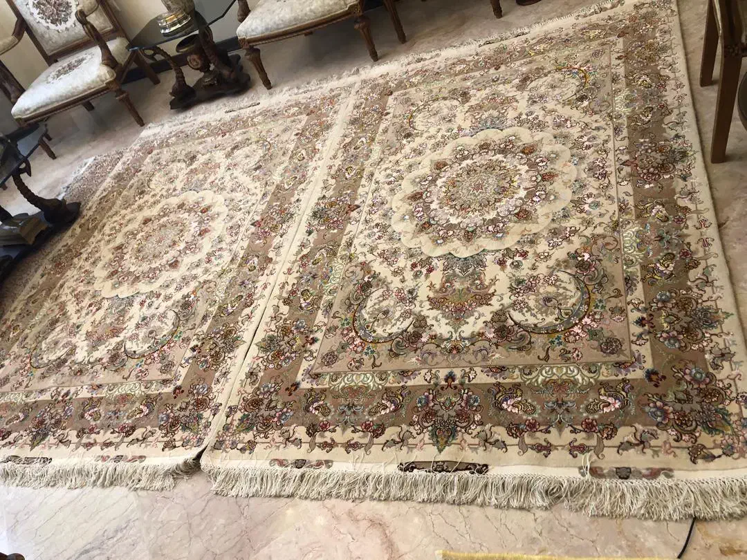 یک جفت فرش دستباف خطیبی تبریز نصف قیمت بازار|فرش|تهران, فاطمی|دیوار