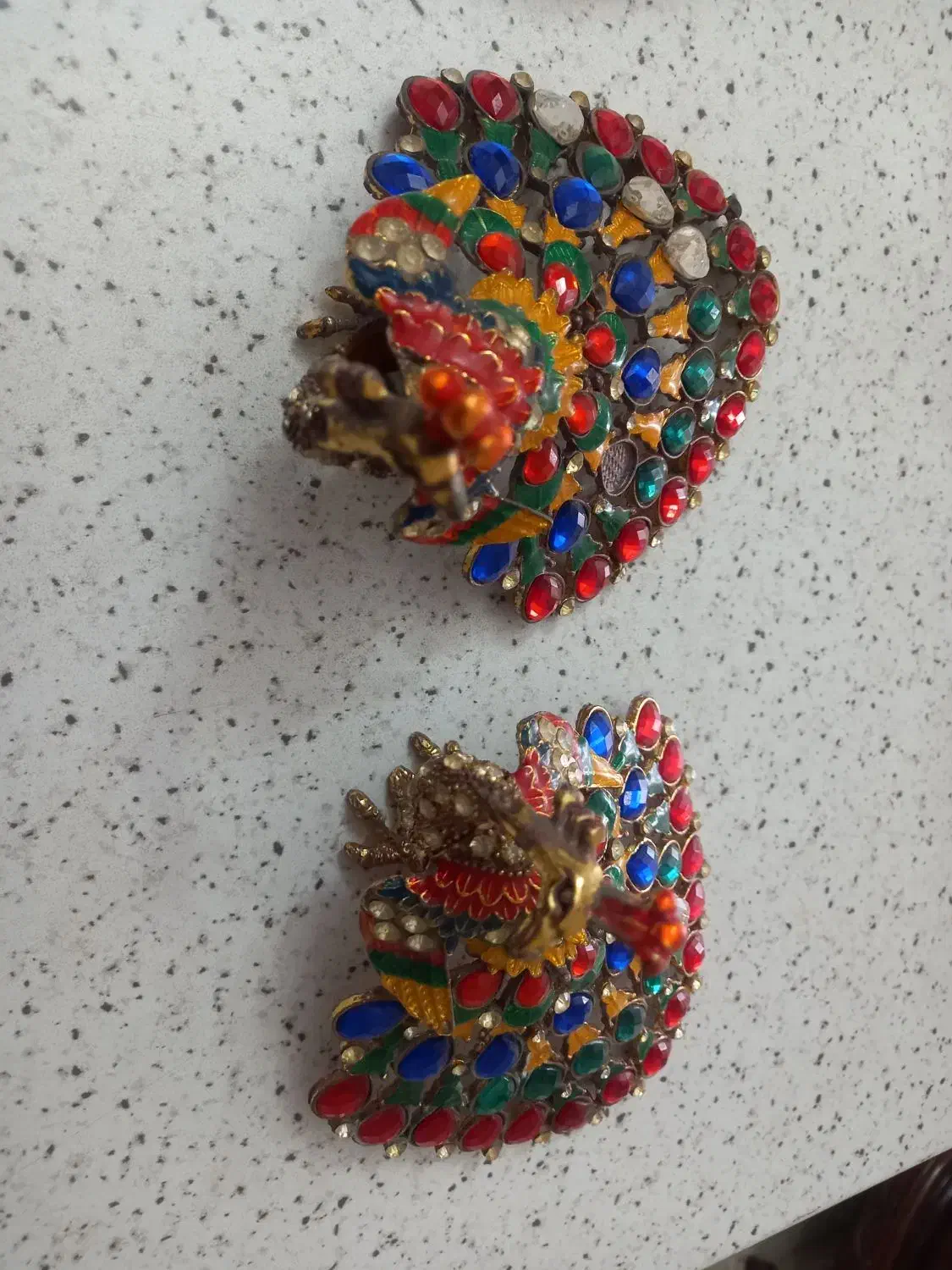 ۲ عدد طاووس جا جواهری|مجسمه، تندیس، ماکت|سهند, |دیوار