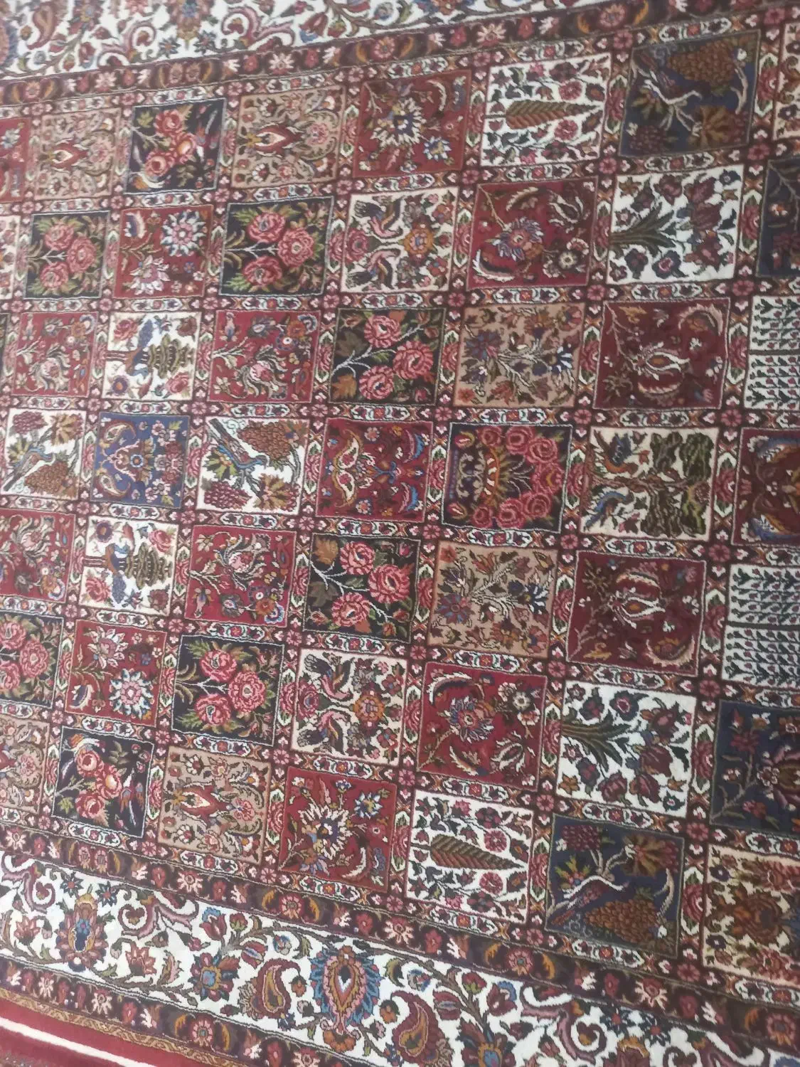 قالی دست باف|فرش|شهرکرد, |دیوار