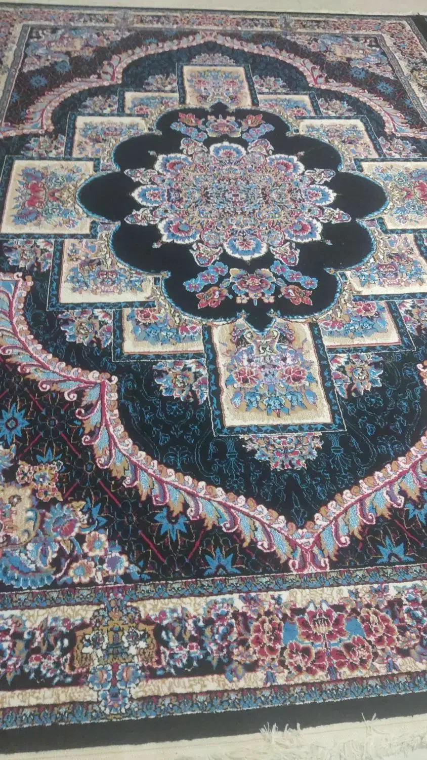 فرش ۹متری سرمه ای|فرش|کرمانشاه, |دیوار