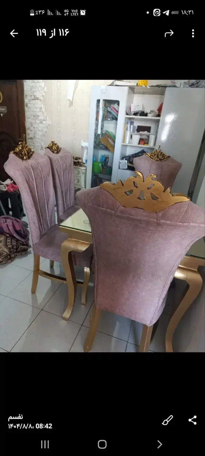 میز غذا خوری|میز و صندلی غذاخوری|ری, جوانمرد قصاب|دیوار