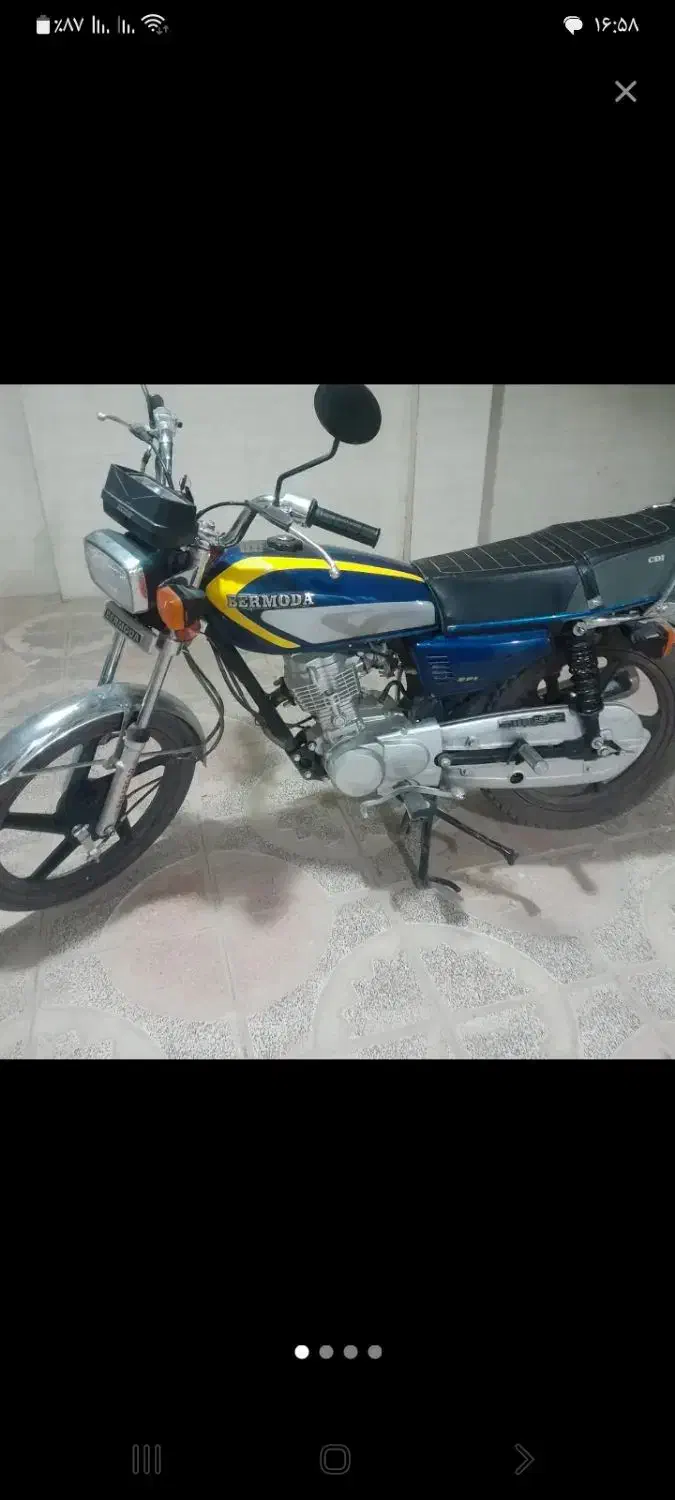 موتوربرمودا۱۲۵|موتورسیکلت|اصفهان, فجر|دیوار