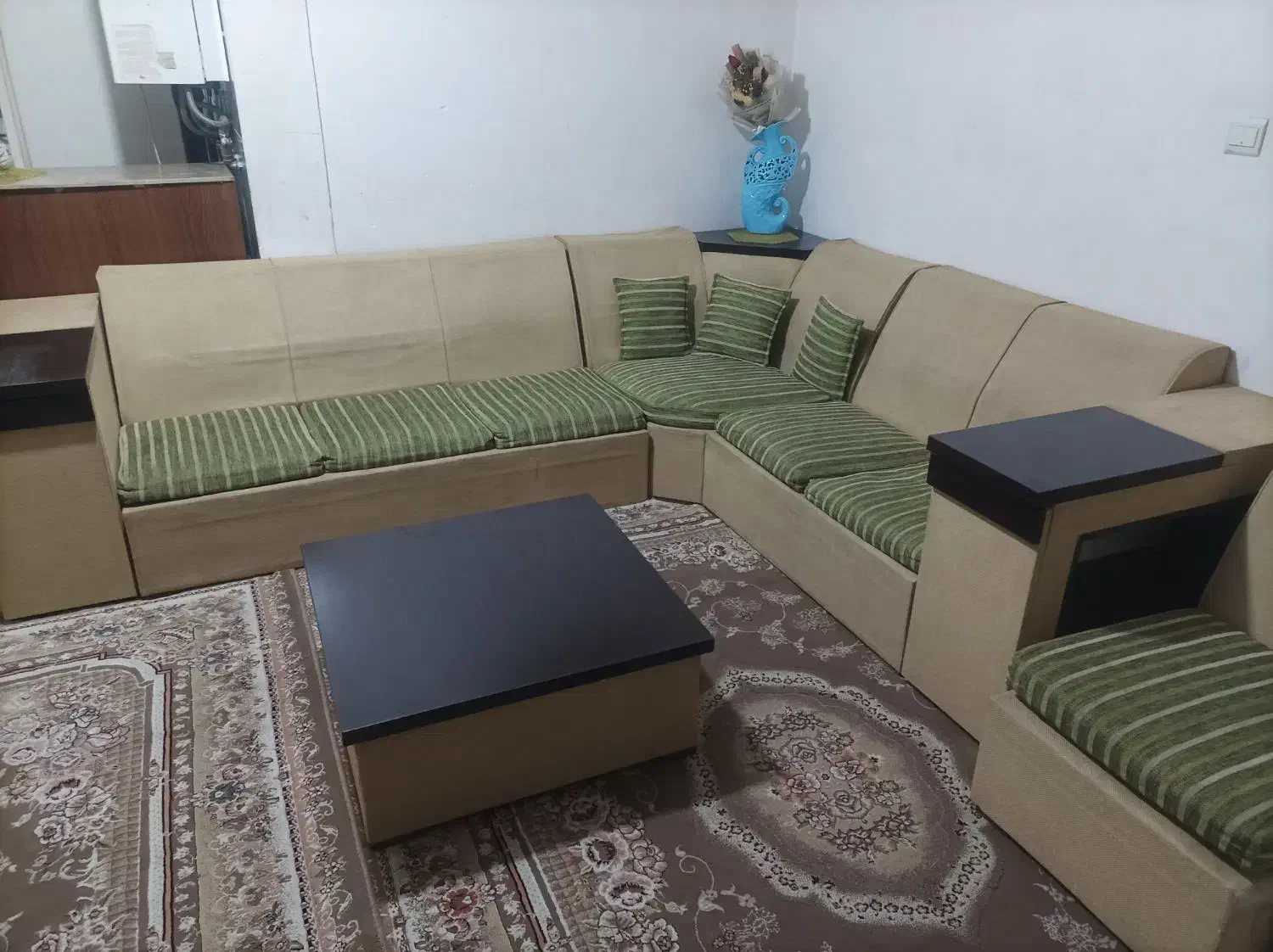 مبل ال|مبلمان خانگی و میز عسلی|بهار, |دیوار