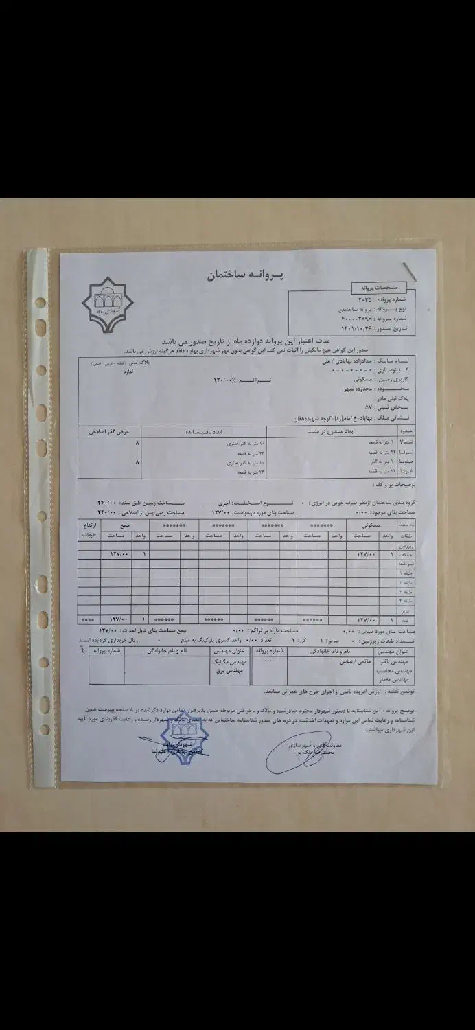 زمین مسکونی،۲۴۰متر،بهاباد،کوچه شهید دهقان.|فروش زمین و ملک کلنگی|بهاباد, |دیوار