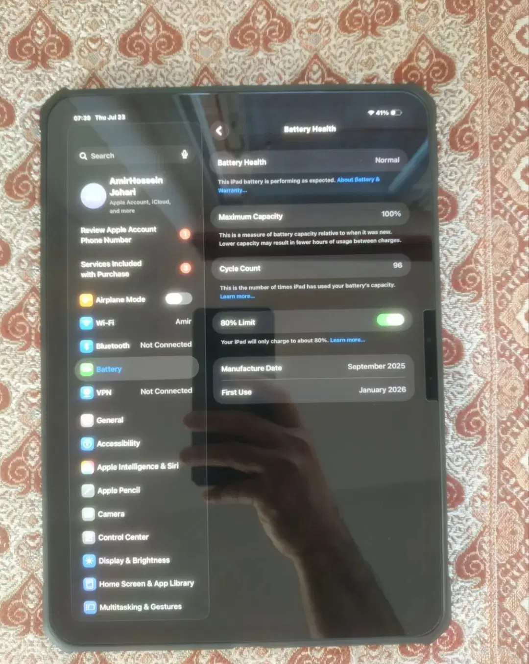 ipad pro M5 2025|تبلت|تهران, فلسطین (میدان انقلاب)|دیوار