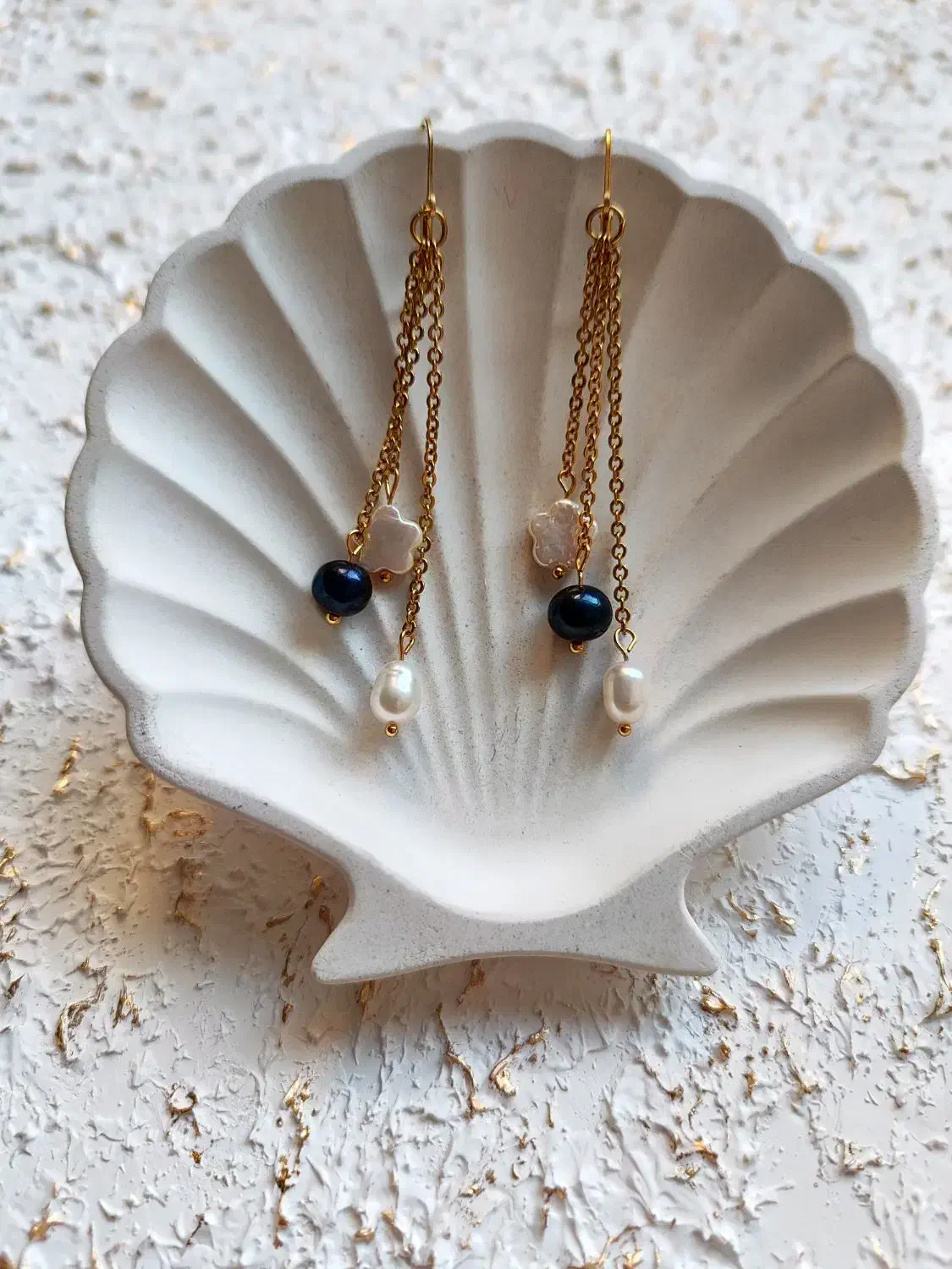 گوشواره مروارید پرورشی با متریال استیل رنگ ثابت|جواهرات|تبریز, |دیوار