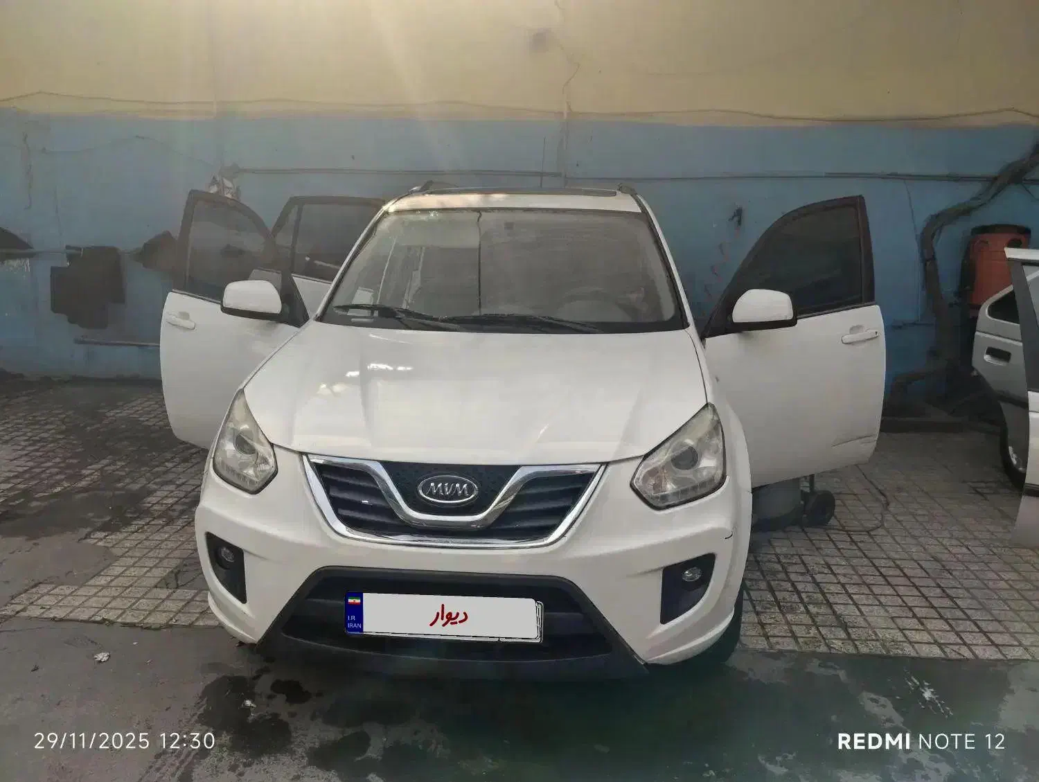 ام وی ام x33 نیو اتومات مدل ۹۳ سفید|خودرو سواری و وانت|تهران, استاد معین|دیوار