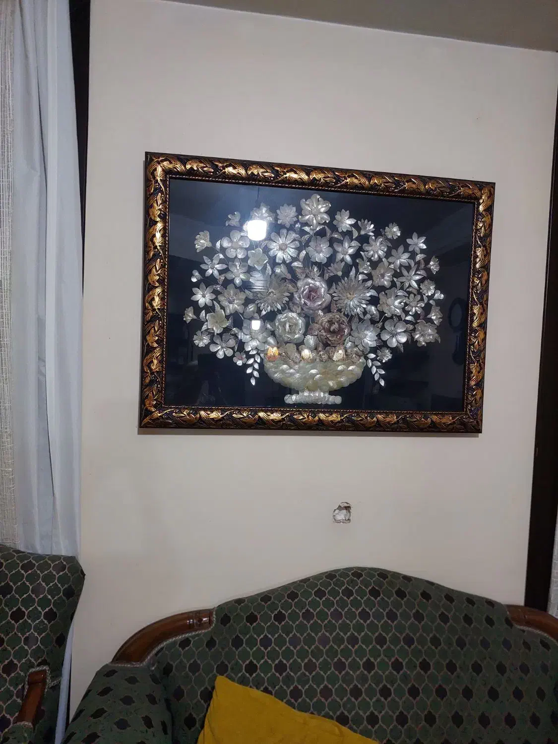 تابلو مروارید عطیقه|کلکسیون اشیاء عتیقه|تهران, قیطریه|دیوار