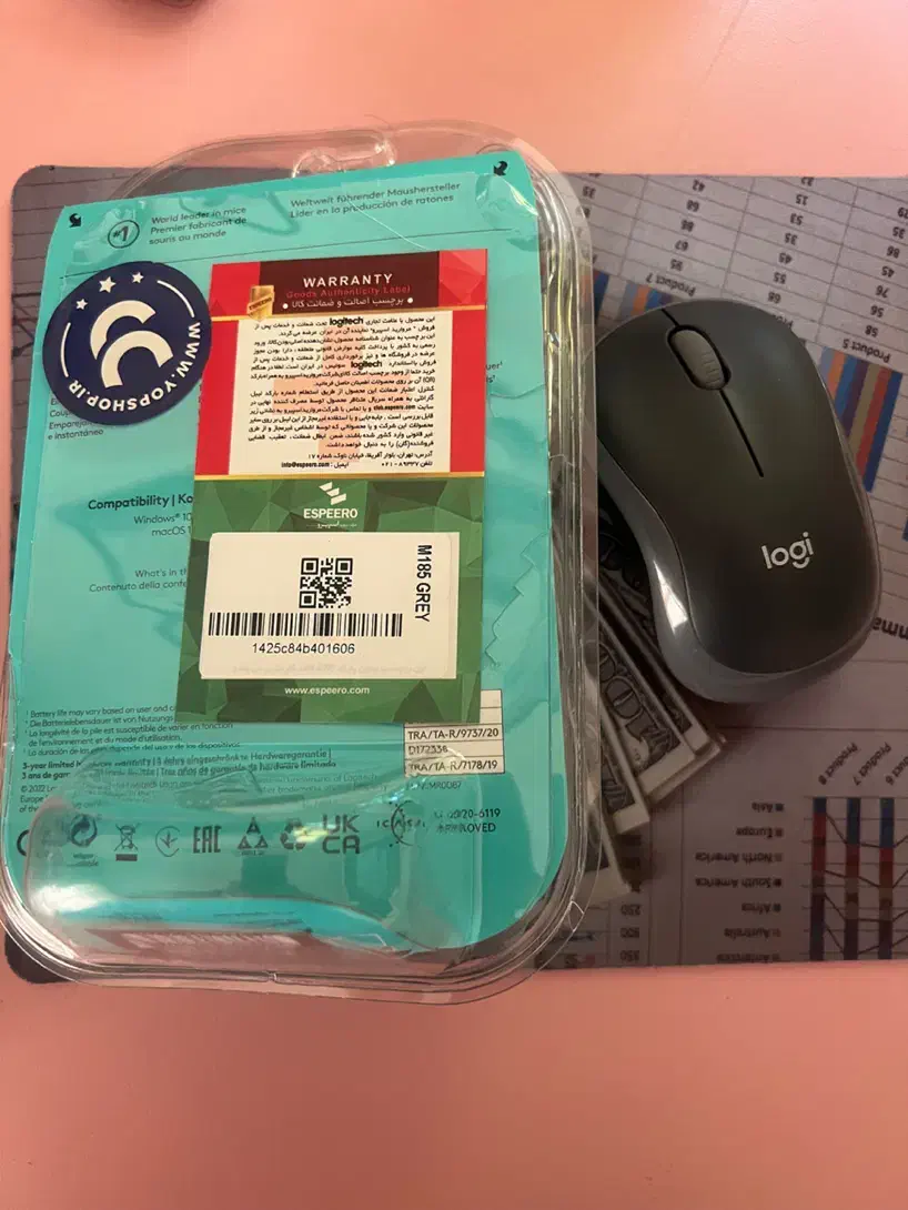 موس بیسیم لاجیتک|قطعات و لوازم جانبی رایانه|شیراز, قصرالدشت|دیوار