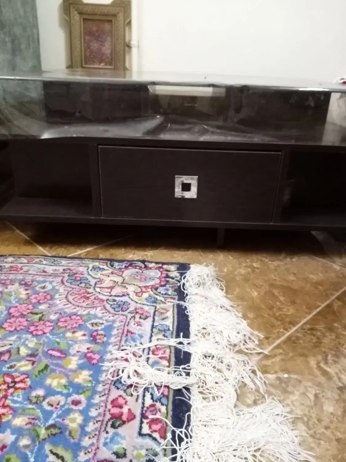 میز جلو مبلی وچهار عدد عسلی|مبلمان خانگی و میز عسلی|کرمان, |دیوار