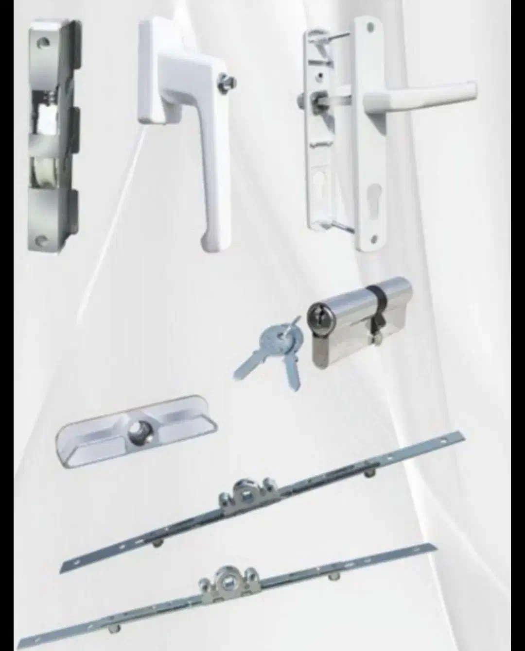 لولای درب و پنجره upvc زبانه اسپانیولت/دستگیره درب|مصالح و تجهیزات ساختمان|قم, پردیسان|دیوار