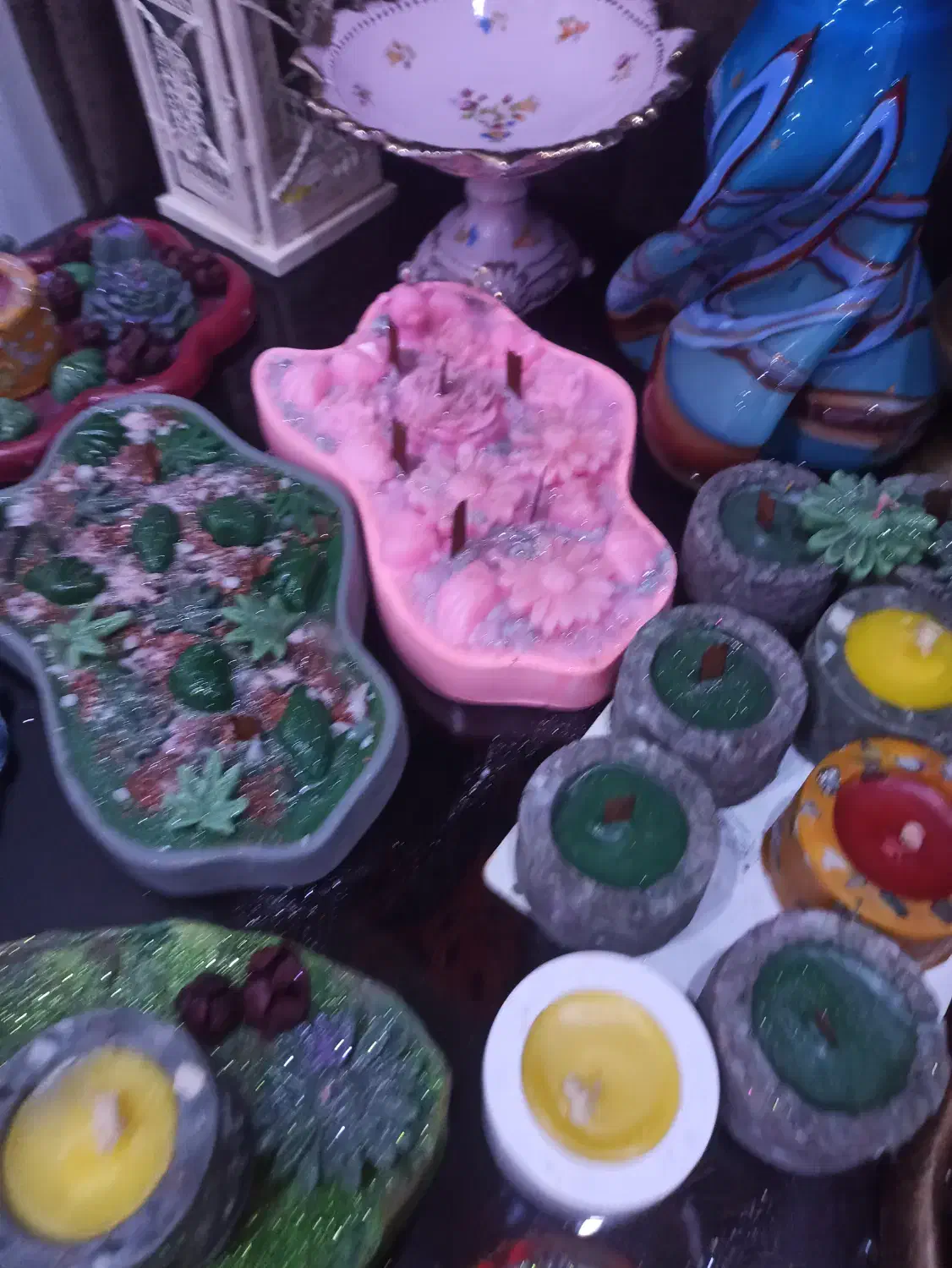 شمع و ظروف دکوری|صنایع دستی و سایر لوازم تزئینی|گرمدره, |دیوار