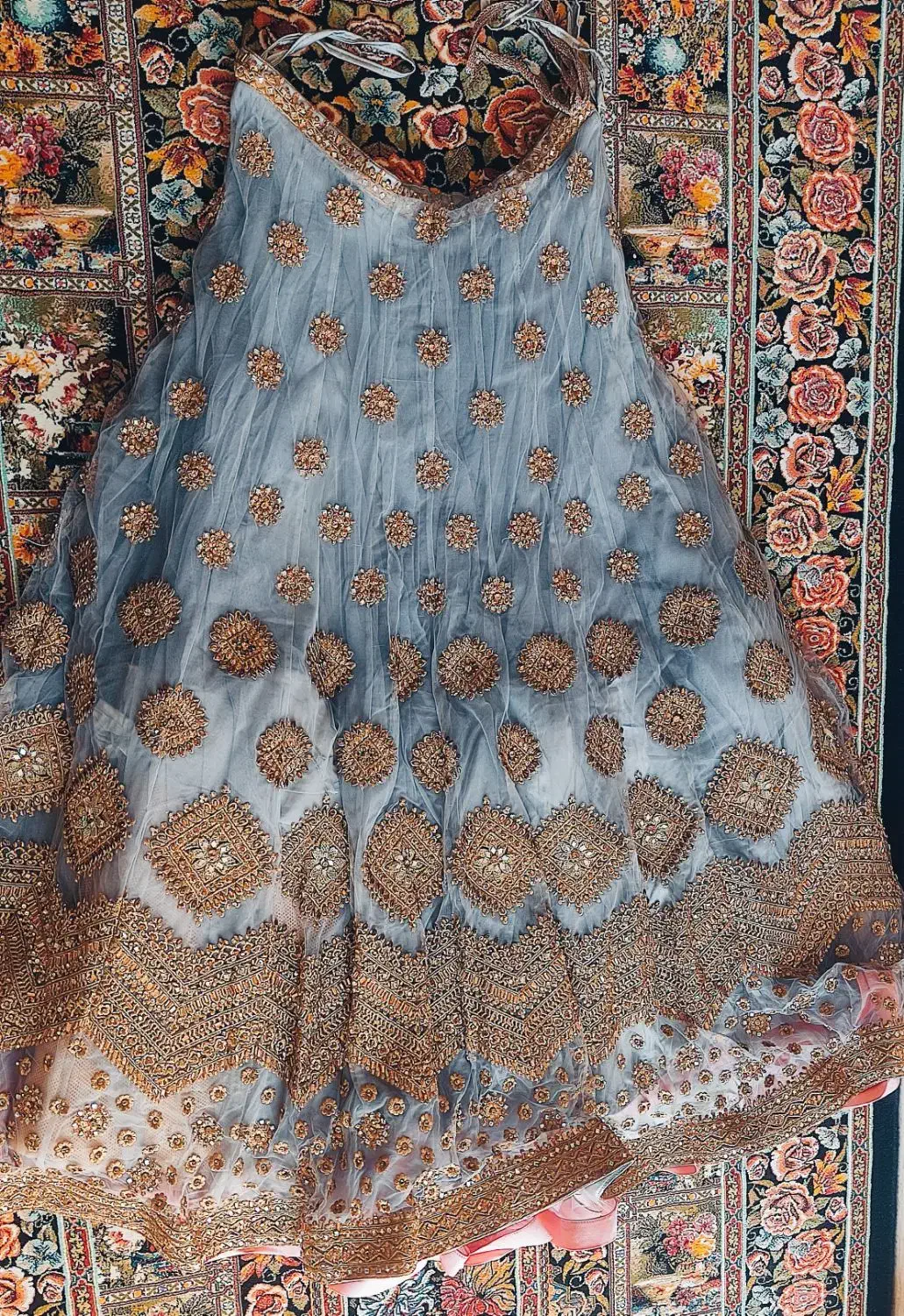 ساری دامن هندی سایز ۳۸|لباس|قم, شهرک مهدیه (مدرس)|دیوار