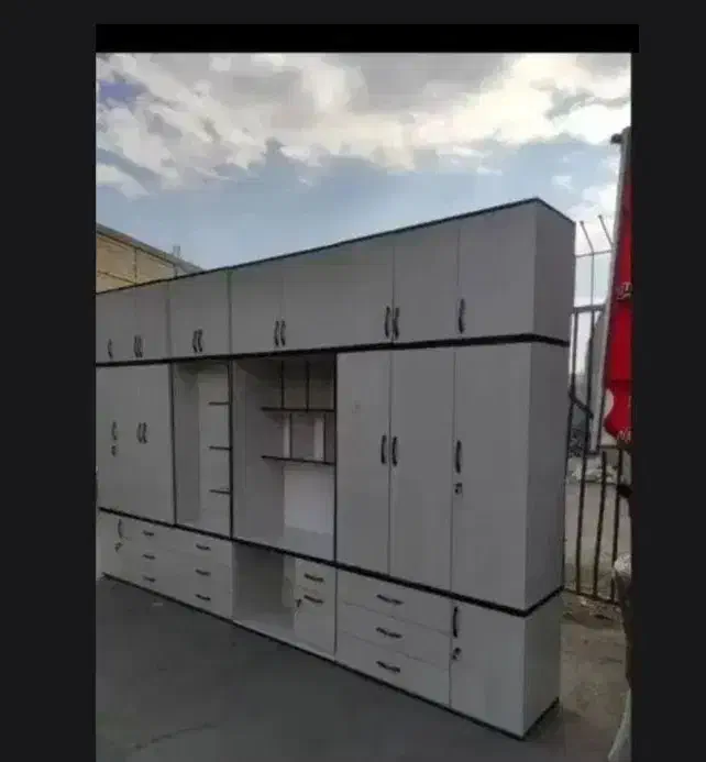 کمدهای دیواری پیش‌ساخته همراه با جا رختخوابی|جاکفشی، کمد، دراور|اصفهان, رهنان|دیوار