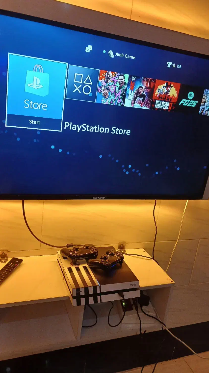 وسایل گیم نت پلی استیشن ۴ و تلویزیون ۴۳|کنسول، بازی ویدئویی و آنلاین|رشت, پسیخان|دیوار