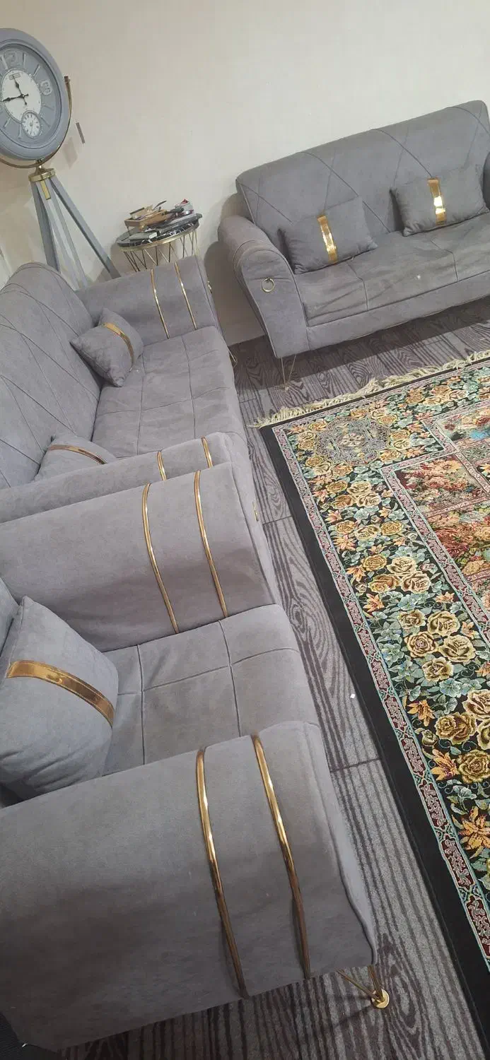 مبلمان ۸نفره|مبلمان خانگی و میز عسلی|خرم‌آباد, |دیوار