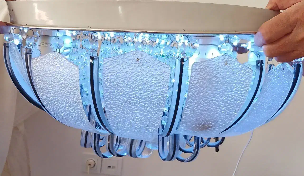 لوستر کریستالی|لوستر و چراغ آویز|تهران, خزانه|دیوار