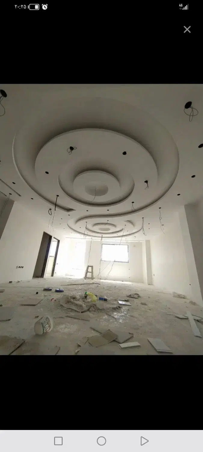 گچکاری سفید کناف و پی وی سی|خدمات پیشه و مهارت|سامان, |دیوار