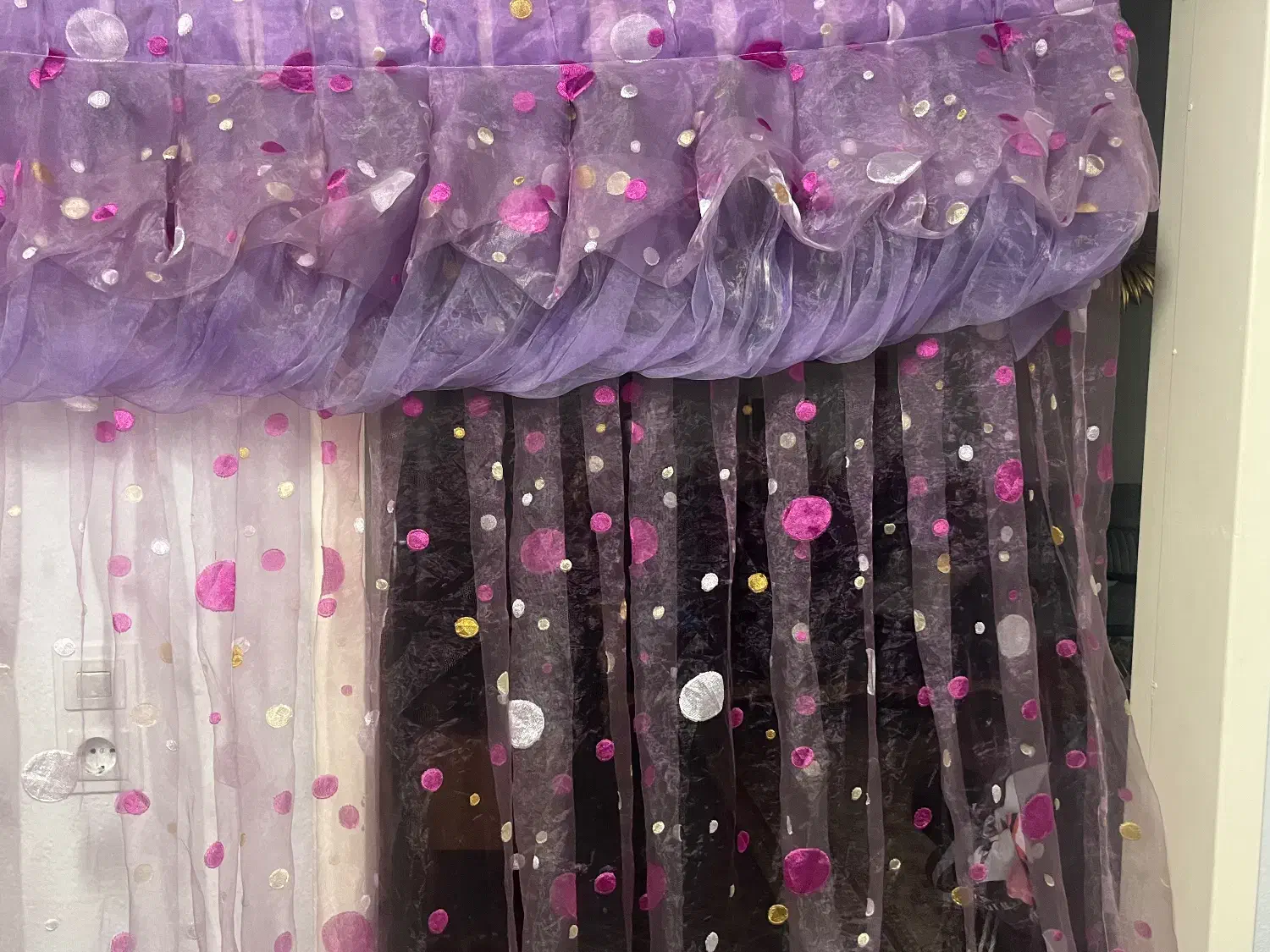 پرده توری زیبا|پرده، رانر، رومیزی|پاکدشت, پاکدشت (مامازند)|دیوار