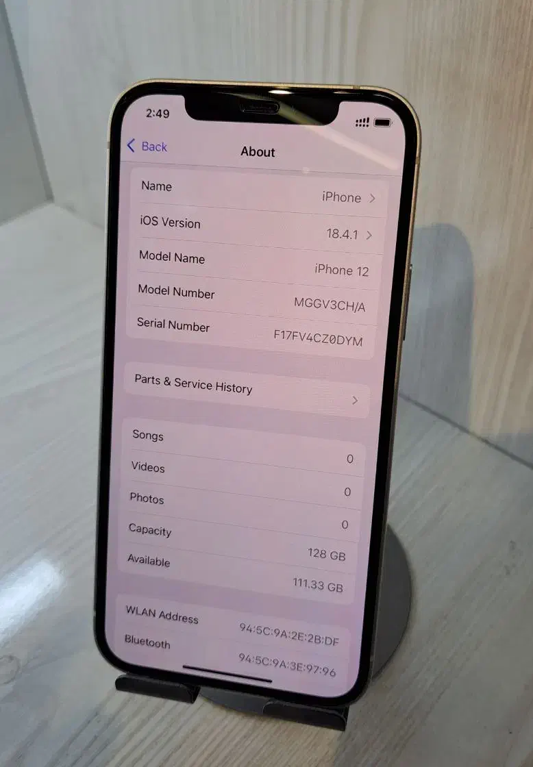آیفون ۱۲ نرمال ۱۲۸ گیگ سفید در حد اک|موبایل|مشهد, امیریه|دیوار