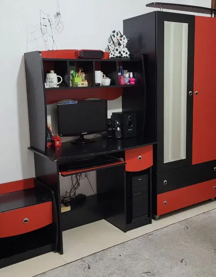 سرویس خواب نوجوان|تخت و سرویس خواب|مشکین‌دشت, |دیوار