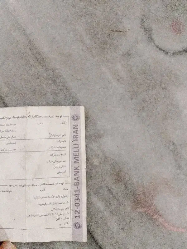 چک پیداشده است|اشیا|تربت‌حیدریه, رباط سفلی|دیوار