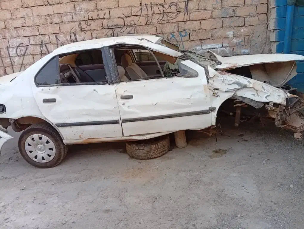 سمند ایفسون ۹۰ تصادفی|خودرو سواری و وانت|کارون, |دیوار