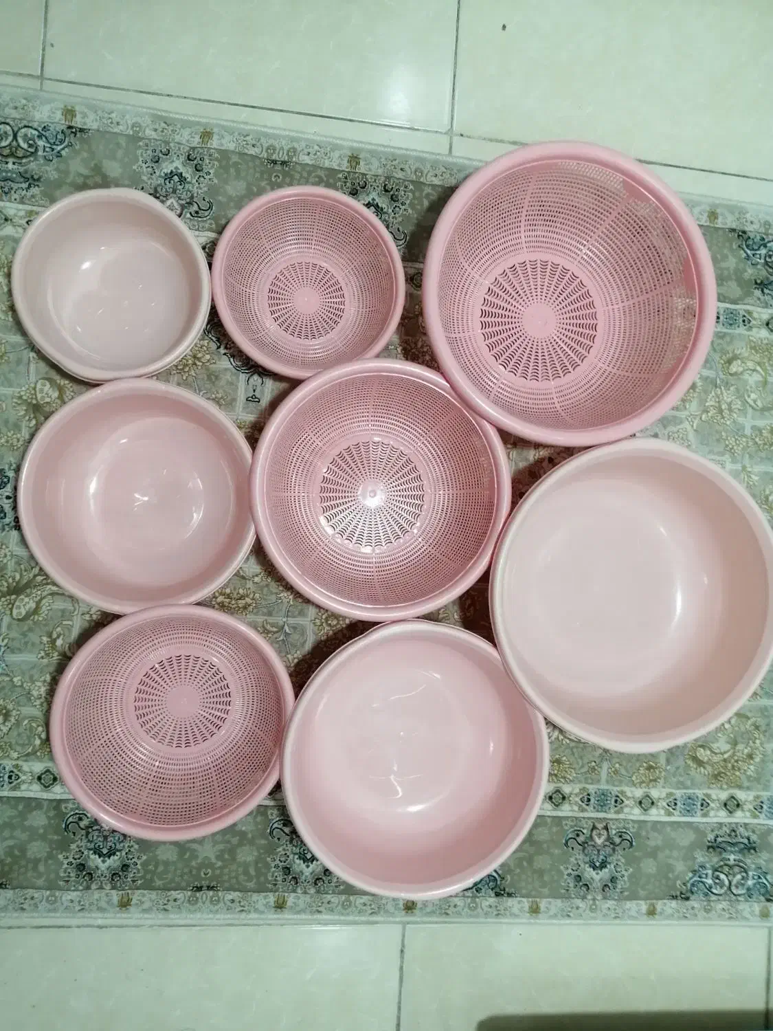 ست لگن وصافی اکبند|ظروف نگهدارنده، پلاستیکی، یکبارمصرف|مهاباد (آذربایجان غربی), |دیوار