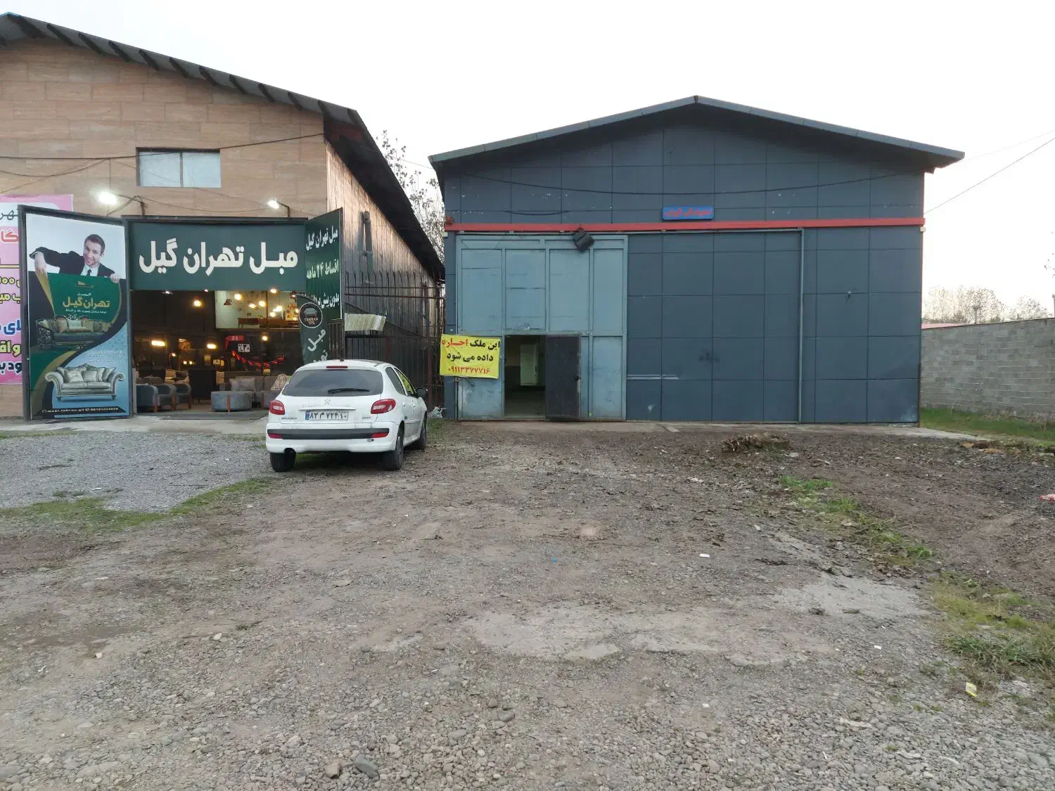 اجاره سوله ۴۰۰ متری بر جاده|اجارهٔ دفتر صنعتی، کشاورزی، تجاری|رشت, حومه رشت|دیوار