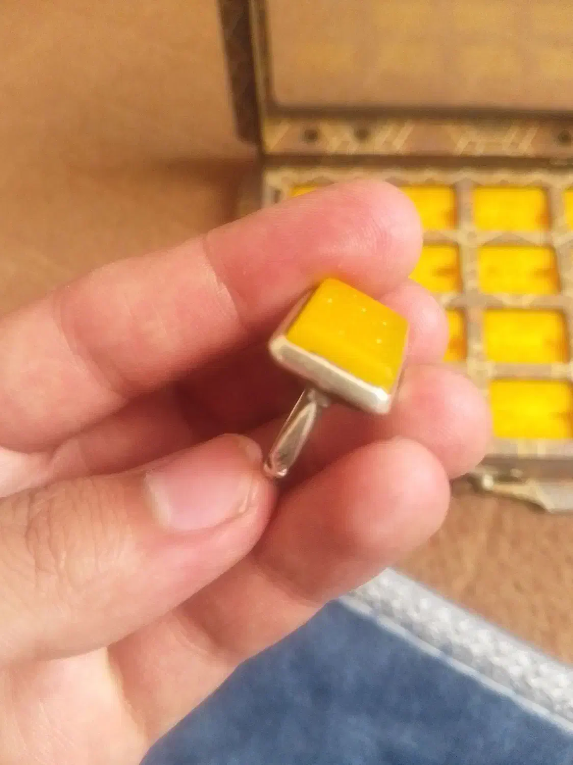 انگشتر شرف الشمس و فیروزه|جواهرات|قم, پردیسان|دیوار