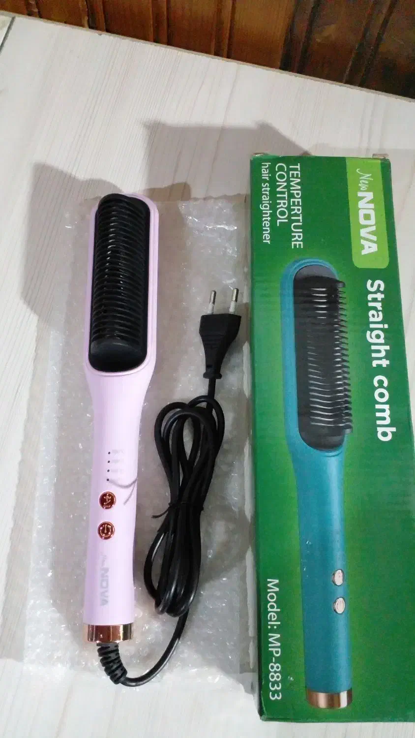 برس حرارتی رنگ صورتی|آرایشی، بهداشتی، درمانی|ساری, |دیوار