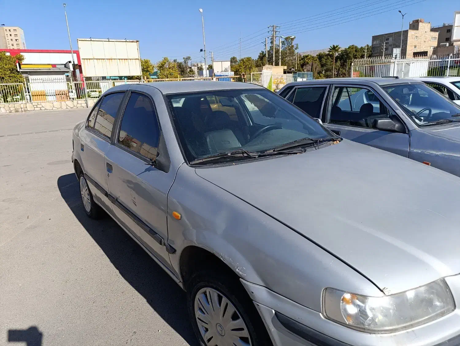 سمند xu7نقره ای|خودرو سواری و وانت|شیراز, منطقه هوایی شهید دوران|دیوار