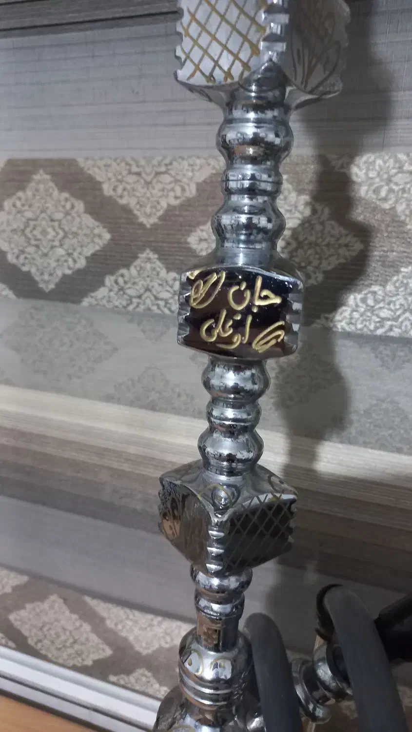 قلیان برنجی جان اوغلی|صنایع دستی و سایر لوازم تزئینی|رباط‌کریم, رباط‌کریم|دیوار