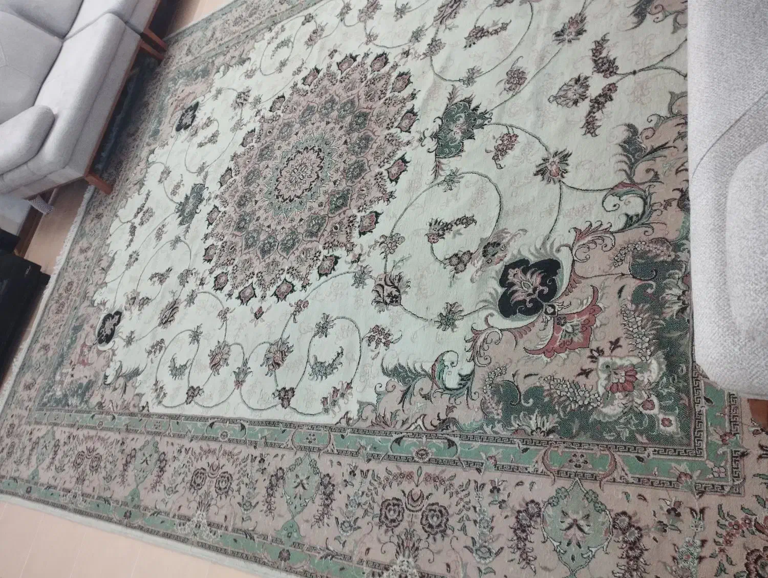 دوعددقالی۱۲متری|فرش|کرمان, |دیوار