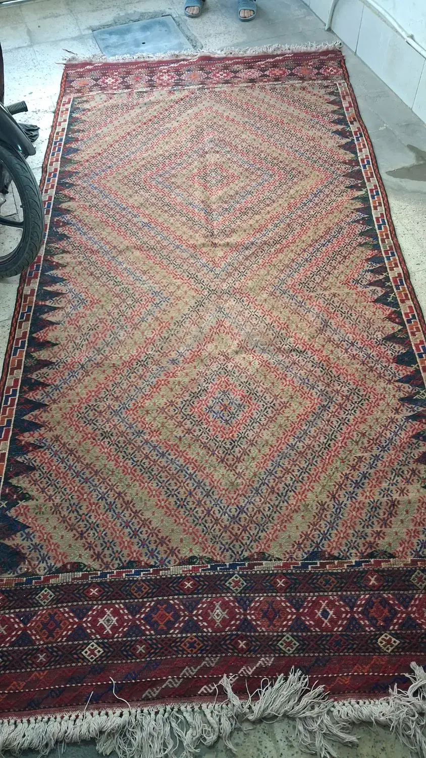 گلیم دستبافت خراسان|گلیم، جاجیم، گبه|بجنورد, |دیوار