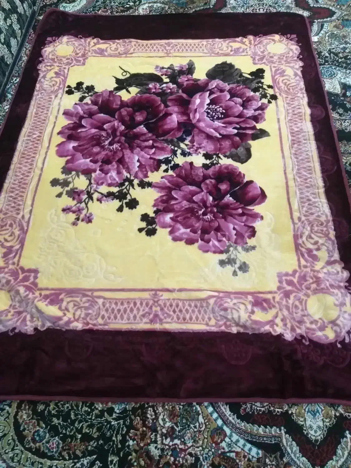 پتو دونفره نرمینه اصلی|رختخواب، بالش، پتو|کرمانشاه, |دیوار