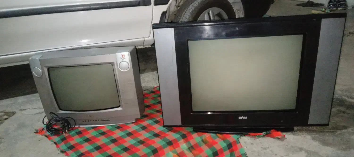 دو عدد تلویزیون قدیمی ۲۱ و ۱۴|تلویزیون و پروژکتور|علیآباد کتول, |دیوار