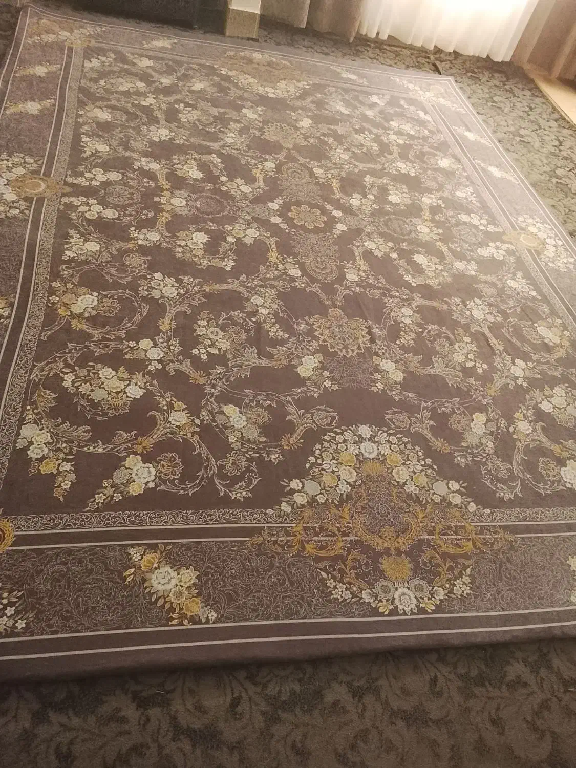 یک جفت روفرشی کشدار طوسی|روفرشی|مشهد, تلگرد|دیوار