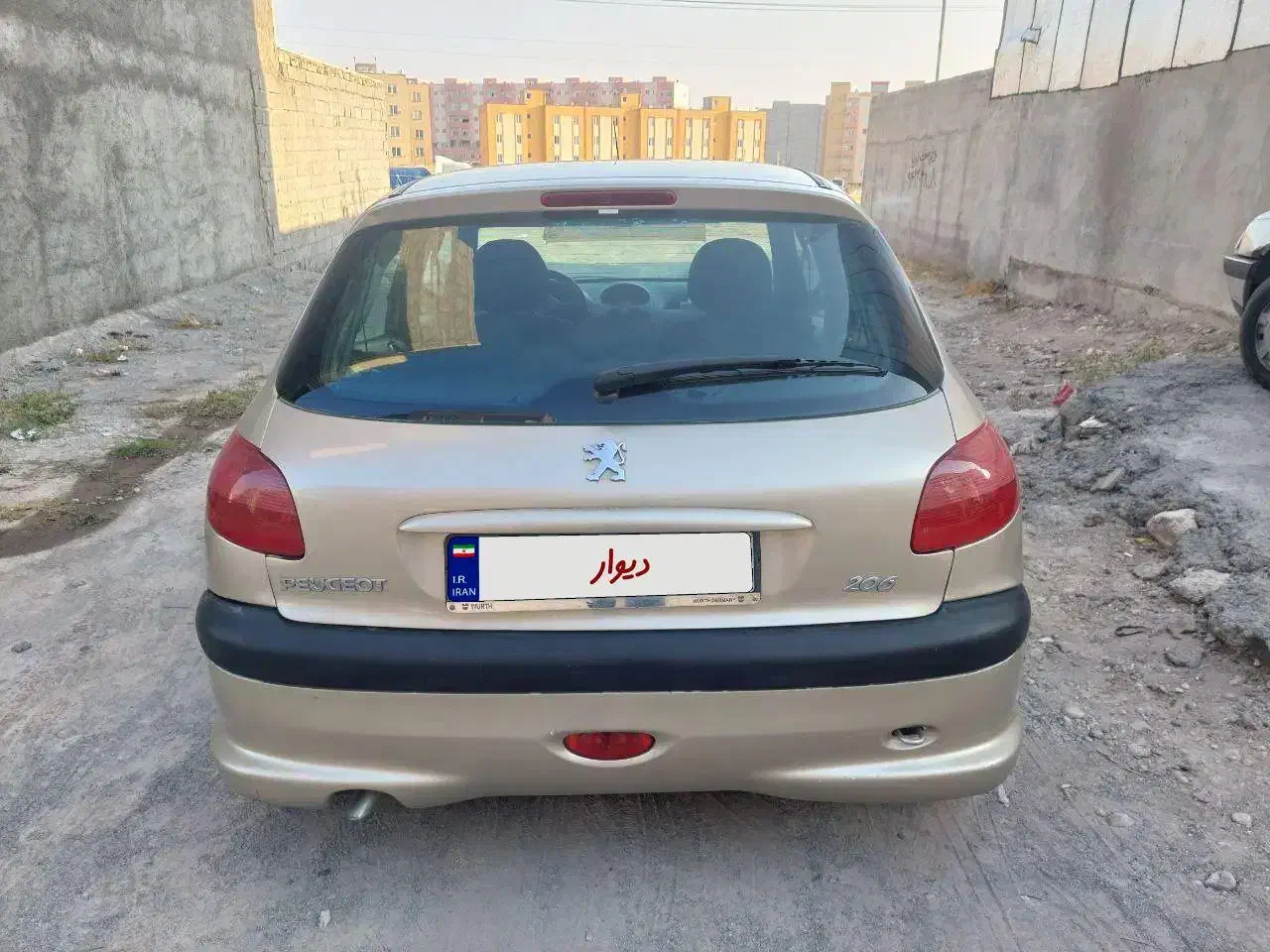 پژو ۲۰۶ تیپ ۲ مدل ۸۳|خودرو سواری و وانت|مراغه, |دیوار